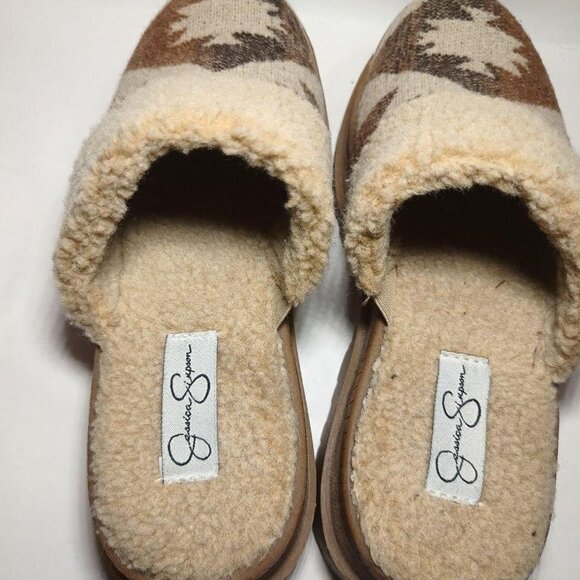 Jessica Simpson Women's Tan Slides - Picture 2 of 5